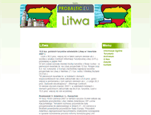 Tablet Screenshot of litwa.probaltic.pl